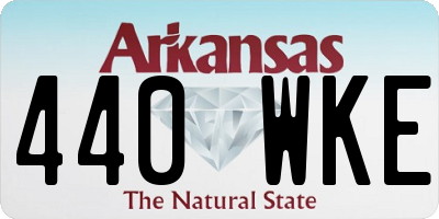 AR license plate 440WKE