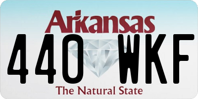 AR license plate 440WKF