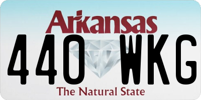 AR license plate 440WKG