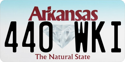 AR license plate 440WKI