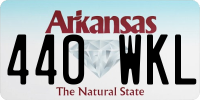 AR license plate 440WKL