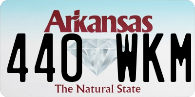 AR license plate 440WKM