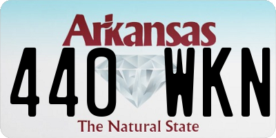 AR license plate 440WKN