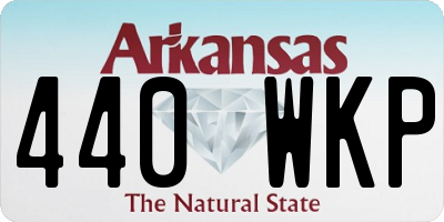 AR license plate 440WKP