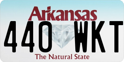 AR license plate 440WKT