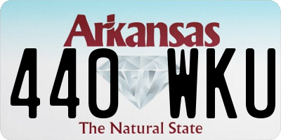 AR license plate 440WKU