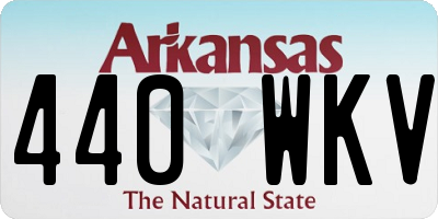 AR license plate 440WKV