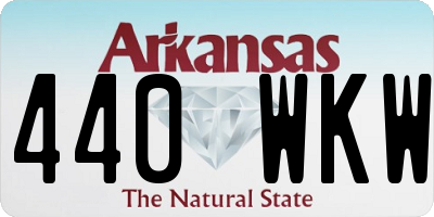 AR license plate 440WKW