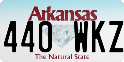 AR license plate 440WKZ