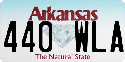 AR license plate 440WLA