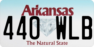 AR license plate 440WLB