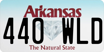 AR license plate 440WLD
