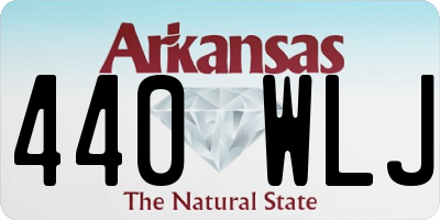 AR license plate 440WLJ