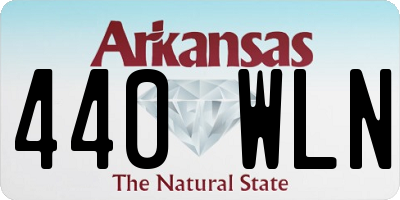 AR license plate 440WLN