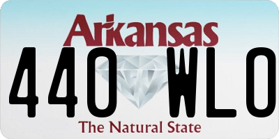 AR license plate 440WLO