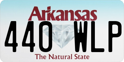 AR license plate 440WLP