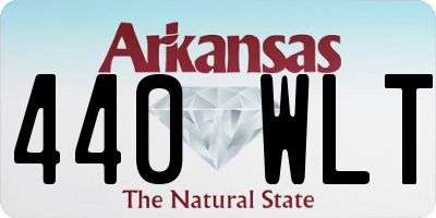 AR license plate 440WLT