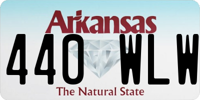 AR license plate 440WLW