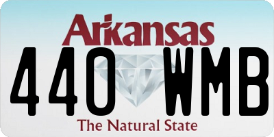 AR license plate 440WMB