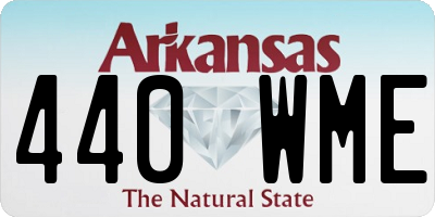 AR license plate 440WME