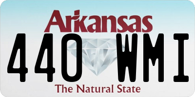 AR license plate 440WMI