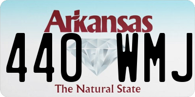 AR license plate 440WMJ