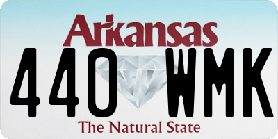 AR license plate 440WMK