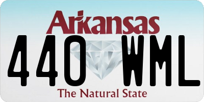 AR license plate 440WML
