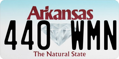 AR license plate 440WMN