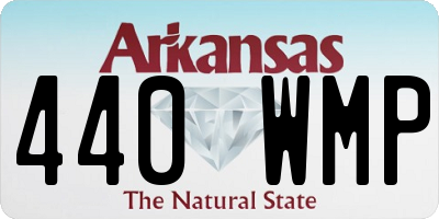 AR license plate 440WMP