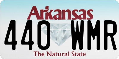 AR license plate 440WMR