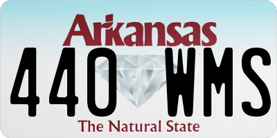 AR license plate 440WMS