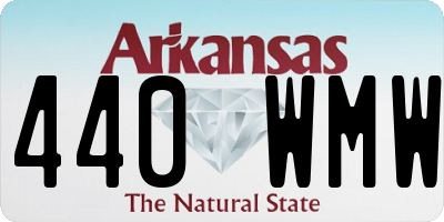 AR license plate 440WMW