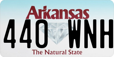 AR license plate 440WNH