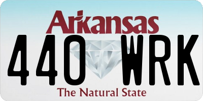 AR license plate 440WRK
