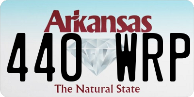 AR license plate 440WRP