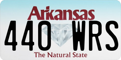 AR license plate 440WRS