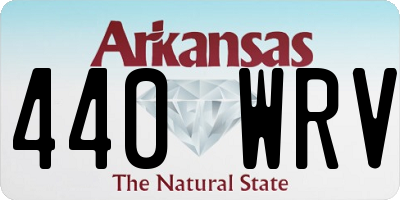 AR license plate 440WRV