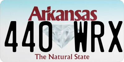 AR license plate 440WRX