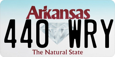 AR license plate 440WRY