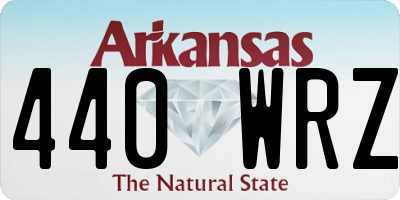 AR license plate 440WRZ