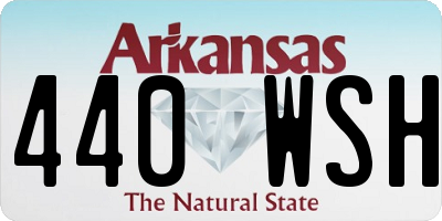 AR license plate 440WSH