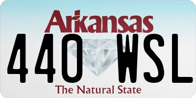 AR license plate 440WSL
