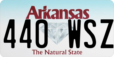 AR license plate 440WSZ