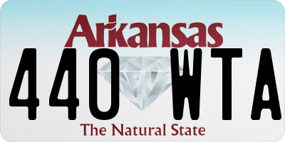 AR license plate 440WTA
