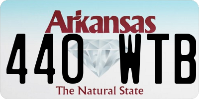 AR license plate 440WTB