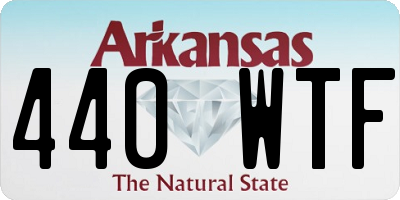 AR license plate 440WTF