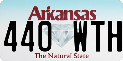 AR license plate 440WTH