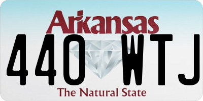 AR license plate 440WTJ