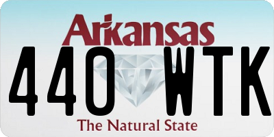 AR license plate 440WTK